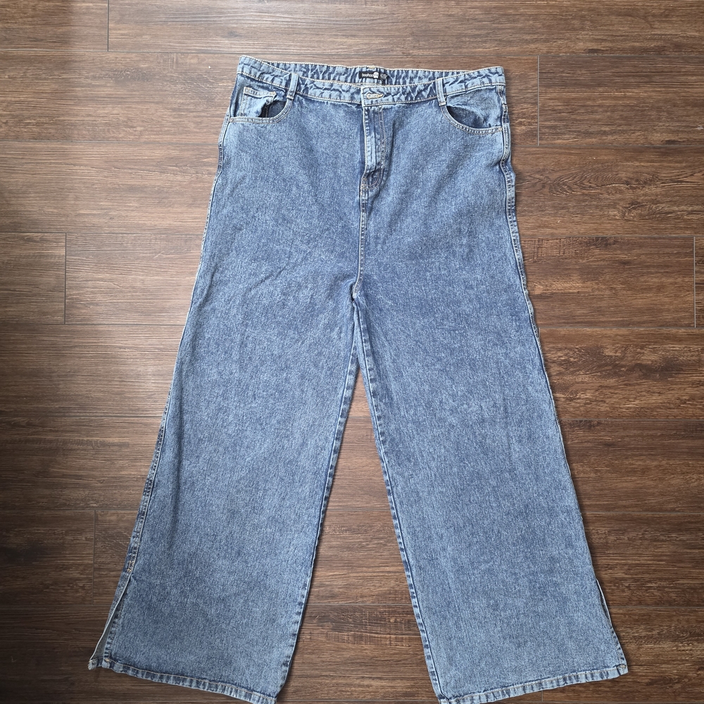 Boohoo Light Blue Flare Jeans